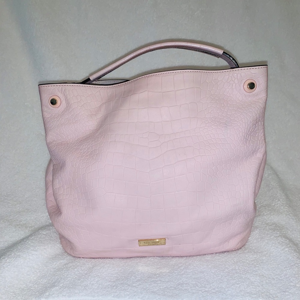 Kate Spade handbag light pink with dust co…